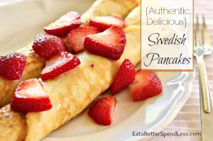 swedish mini-pancakes + berries - Adoring Kitchen