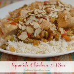 Spanish Chicken & Rice; Delicious and easy to make. Great week-night dinner.