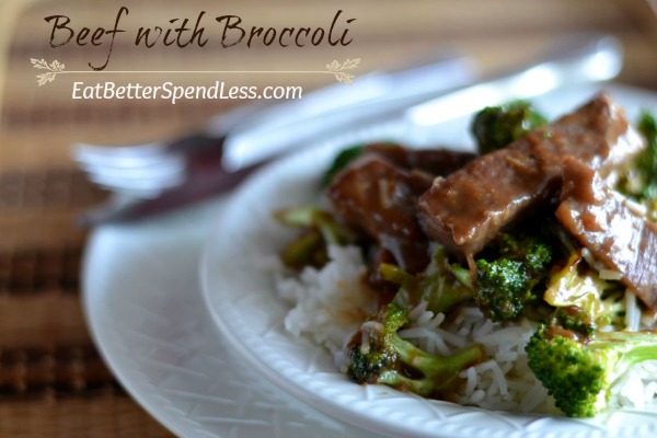 Got a craving for take-out Beef and Broccoli?  Skip the take-out and try this easy, frugal recipe. 