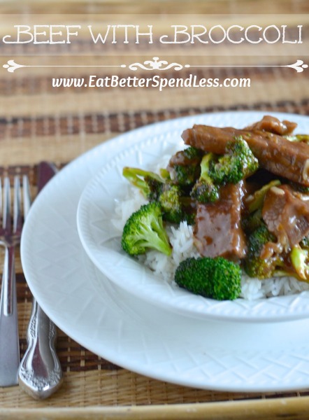 Got a craving for take-out Beef and Broccoli?  Skip the take-out and try this easy, frugal recipe. 