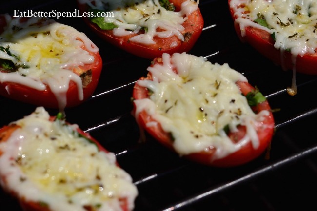 I'm so excited to share this recipe for spinach-stuffed grilled tomatoes with you. They're a nice change of pace, healthy, easy, and yummy!